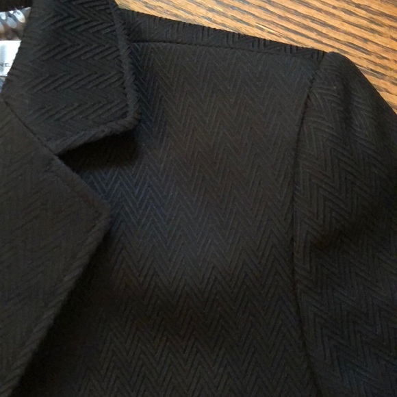 Tahari Black Pant Suit Set Size 6 - Picture 8 of 8